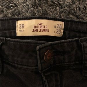 hollister black skinny jeans